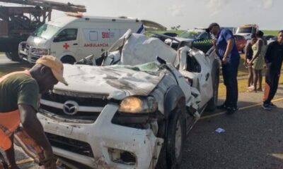 Accidente deja dos fallecidos y cuatro heridos en autopista del Coral