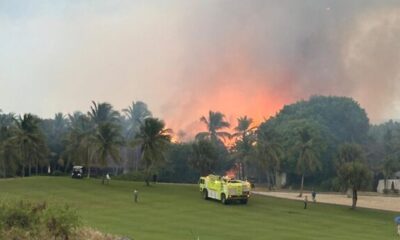 Se registra incendio en Villas de Caletón en Cap Cana sin heridos reportados