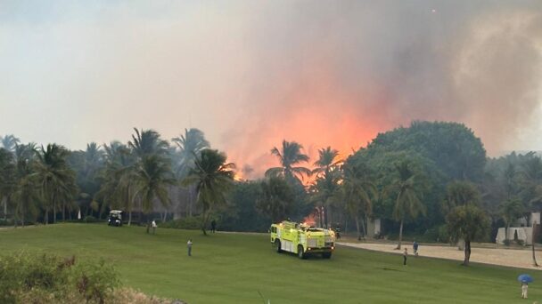 Se registra incendio en Villas de Caletón en Cap Cana sin heridos reportados