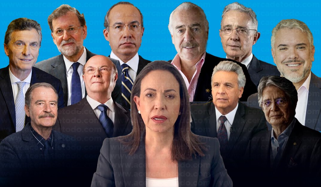 Expresidente de latinoamerica con María Corina