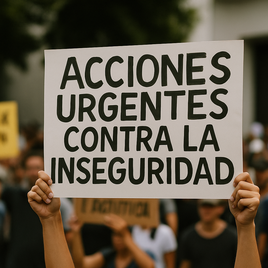 Protestas en Santo Domingo piden acciones urgentes contra inseguridad