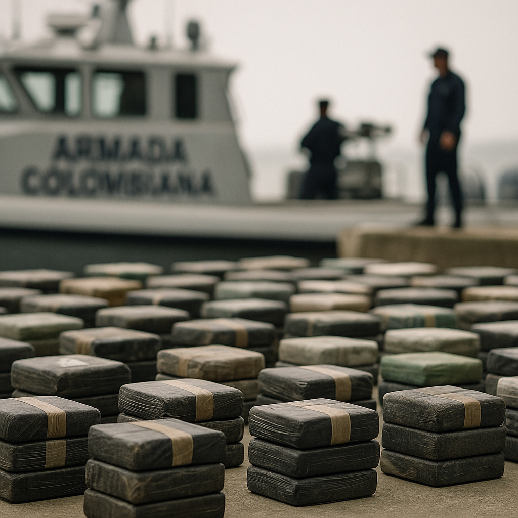 Colombian Navy Seizes Over 3 Tons of Cocaine in Major Bust